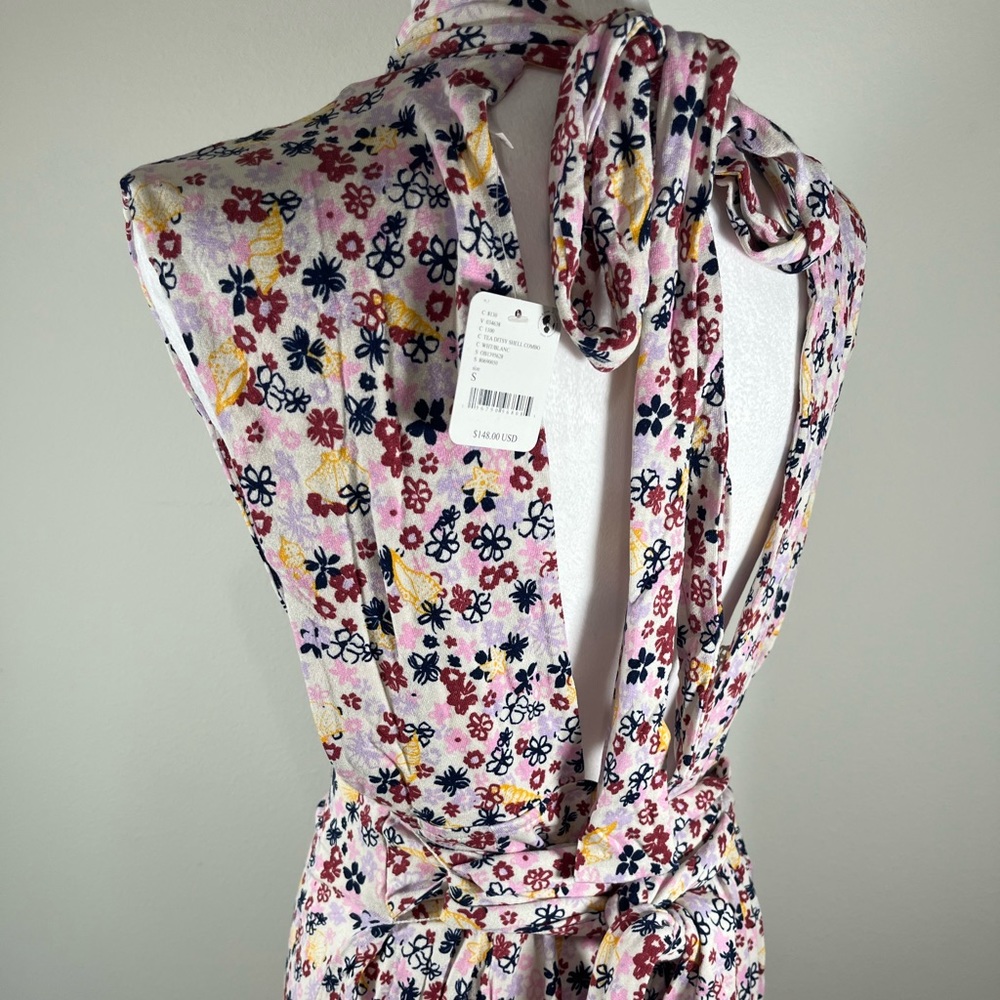 NWT Free People Vibe Check Tie Waist Jumpsuit - Picture 5 of 9